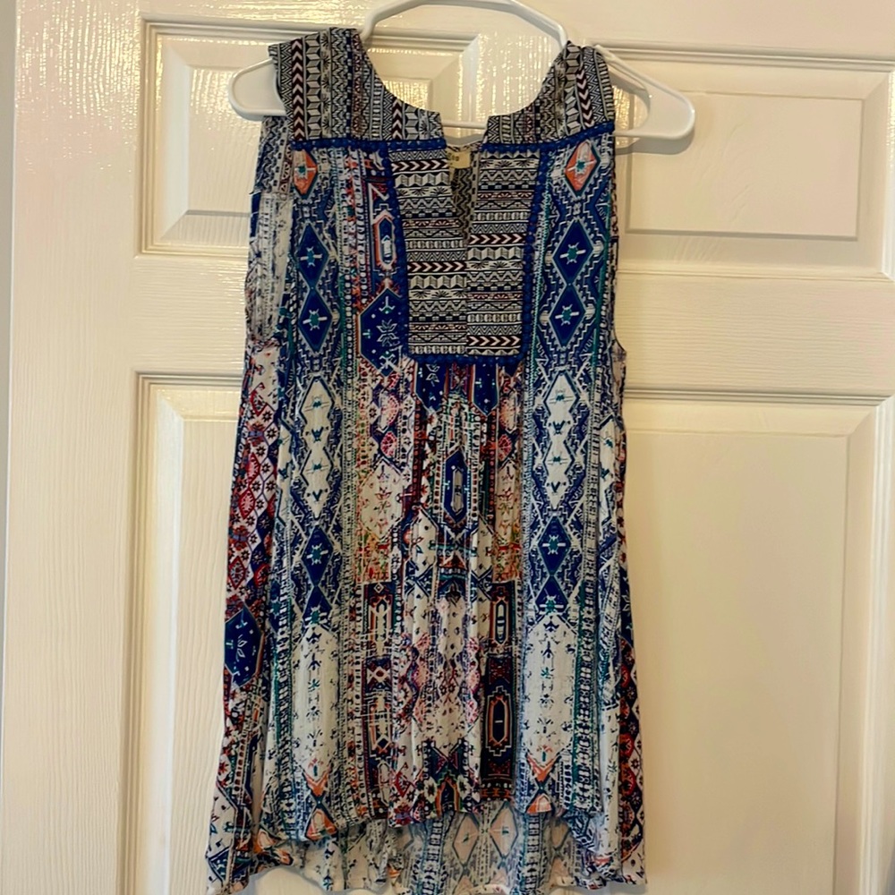 Womens tribal print top